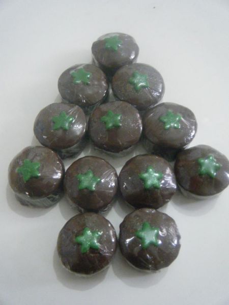 pão de mel banhado pequeno